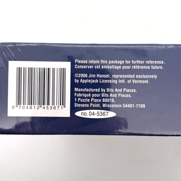 Glow In The Dark 1000 Piece Puzzle "Over The River" Winter Scene by Jim Hansel - Picture 3 of 14